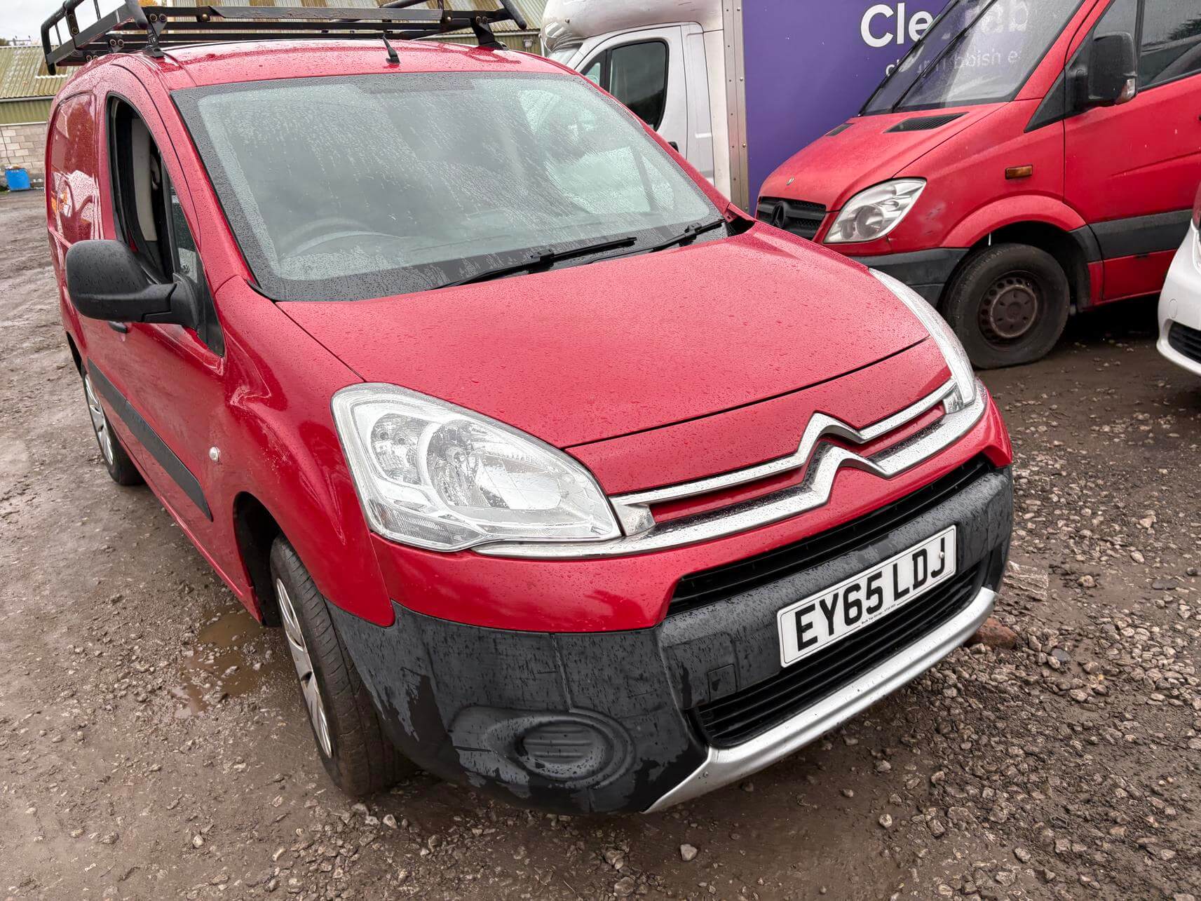 65 Plate Citroen Berlingo Partner 625 Xtr+1.6 Hdi 69k low miles Rhino rack NoVat