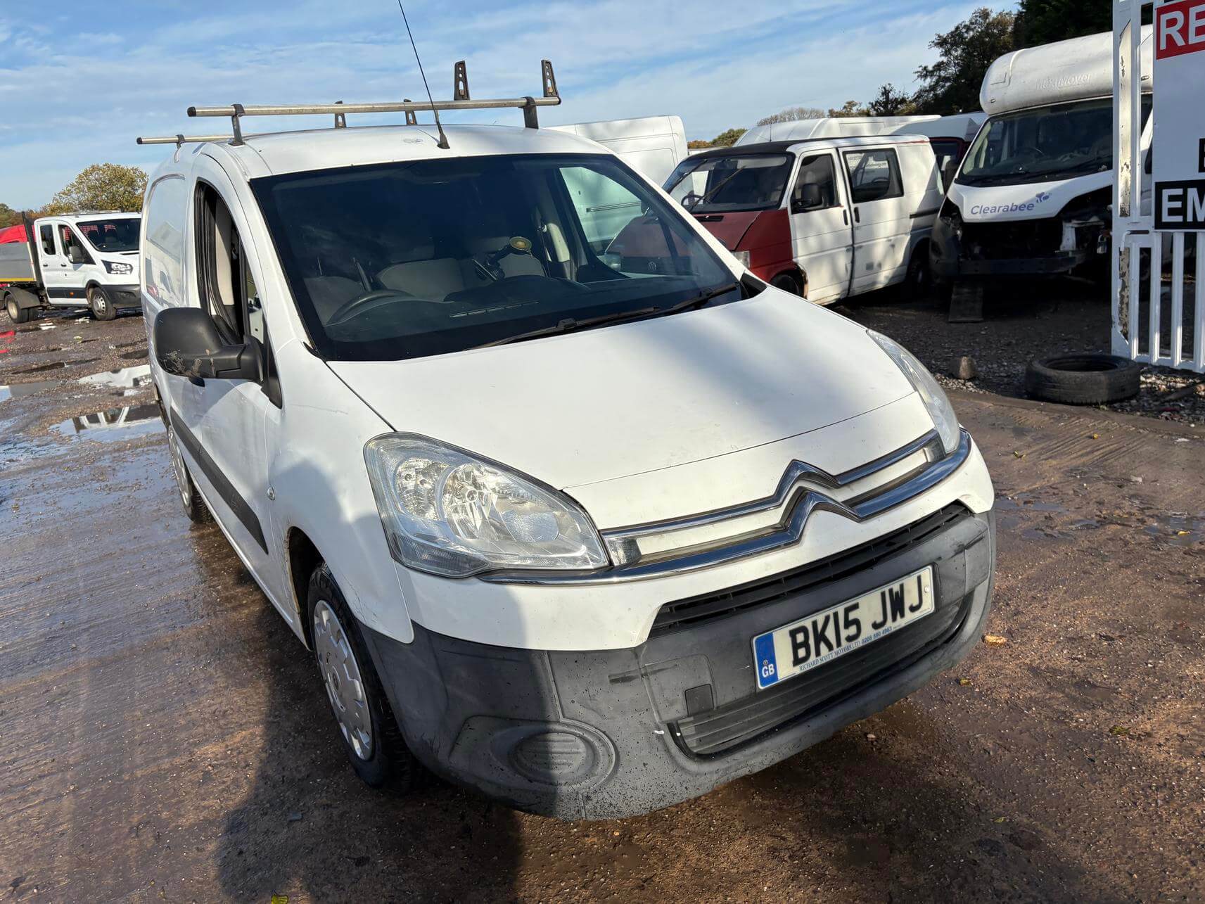 2015 Citroen Berlingo Partner 625 Enterprise 1.6 Hdi 103k miles moted nice NoVat