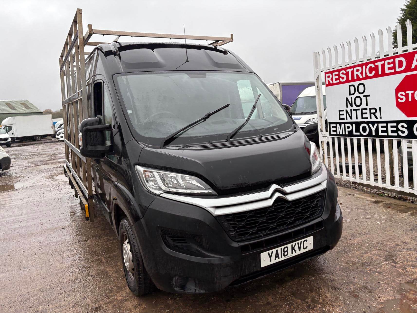 2018 Citroen Relay Enterprise black 2.0 60k miles window rack van Euro 6 No Vat