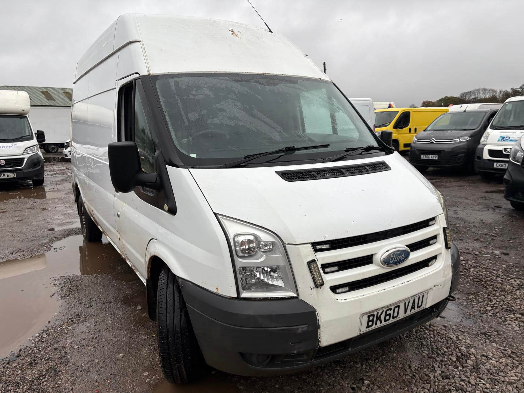 60 Plate Ford Transit 2.4 tdci 115 T350 Lwb high top Rwd 12 months mot No Vat