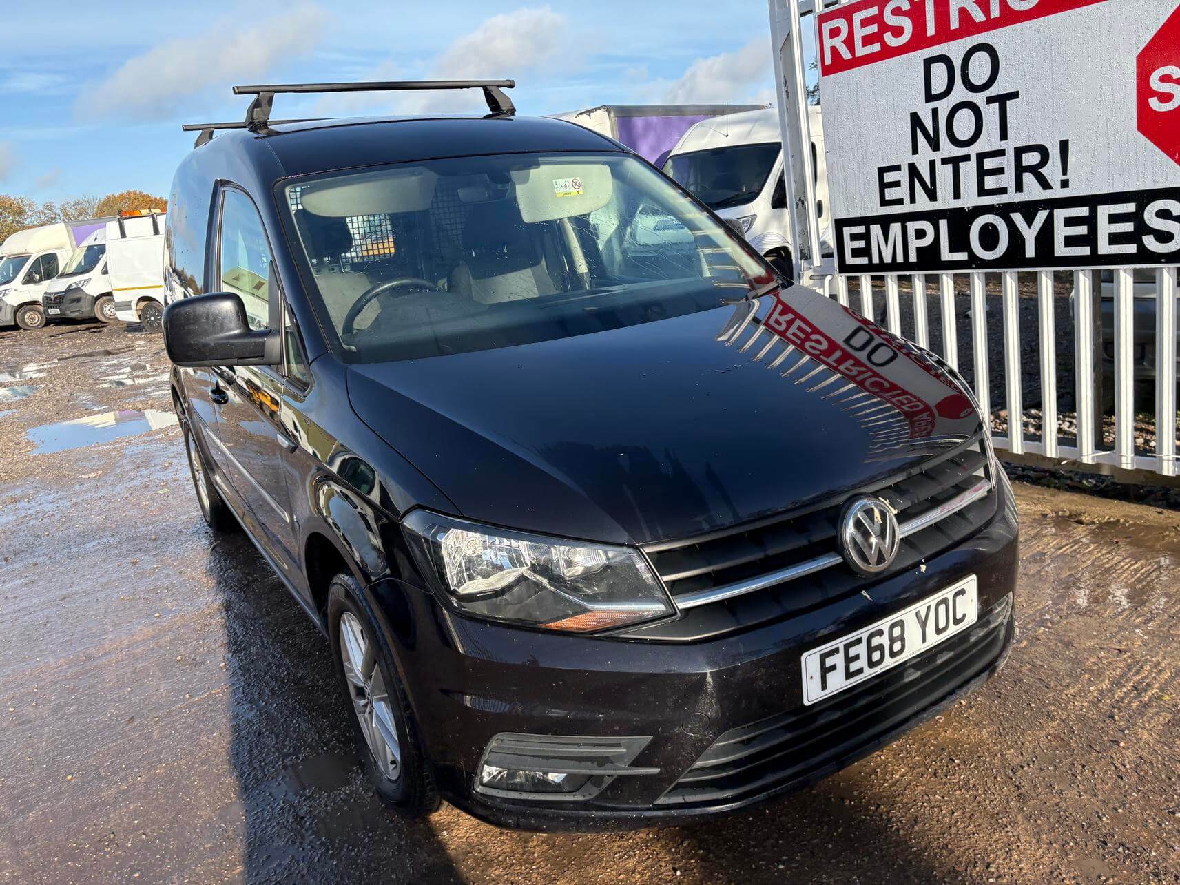 68 Plate Volkswagen Caddy C20 Highline Black 2.0Tdi Euro 6 Vat Inclusive bargain