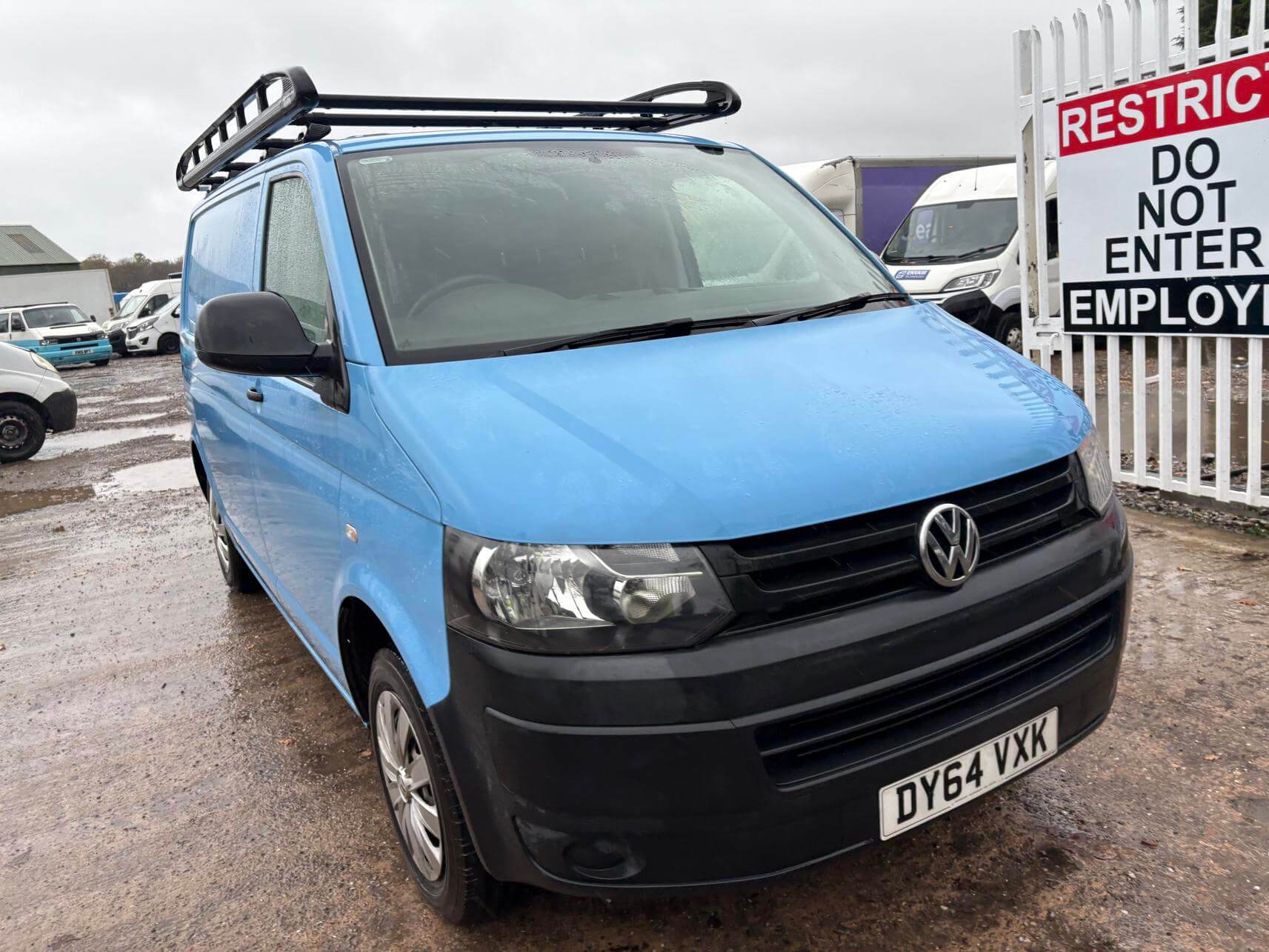 64 Plate Volkswagen Transporter T28 T5 2.0 TDI 69k super low miles blue No Vat