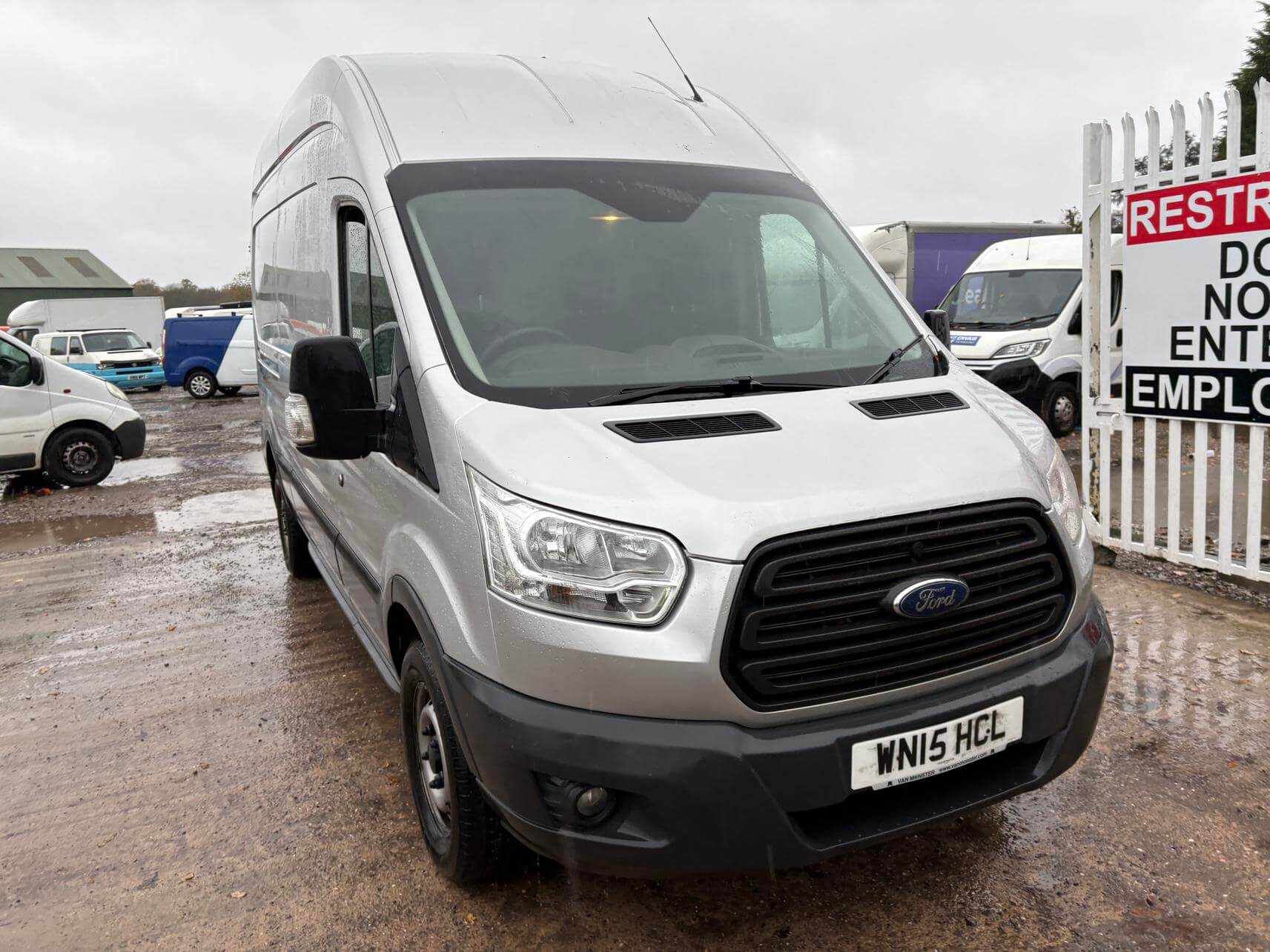 2015 Ford Transit 350 lwb high to silver super clean fresh mot No Vat bargain