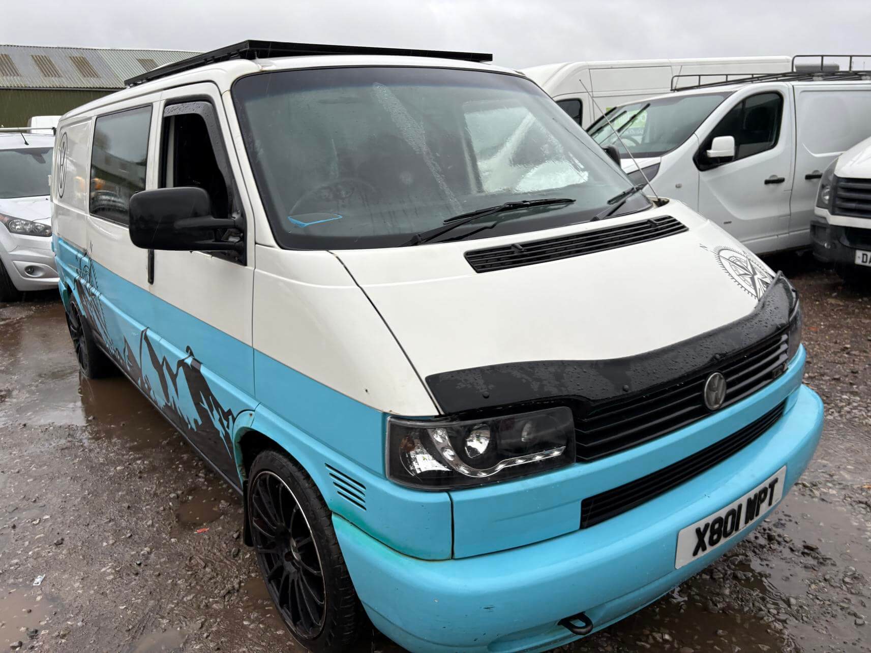 2001 Volkswagen Transporter 2.5Tdi Lwb camper fresh mot solar panel rockroll bed