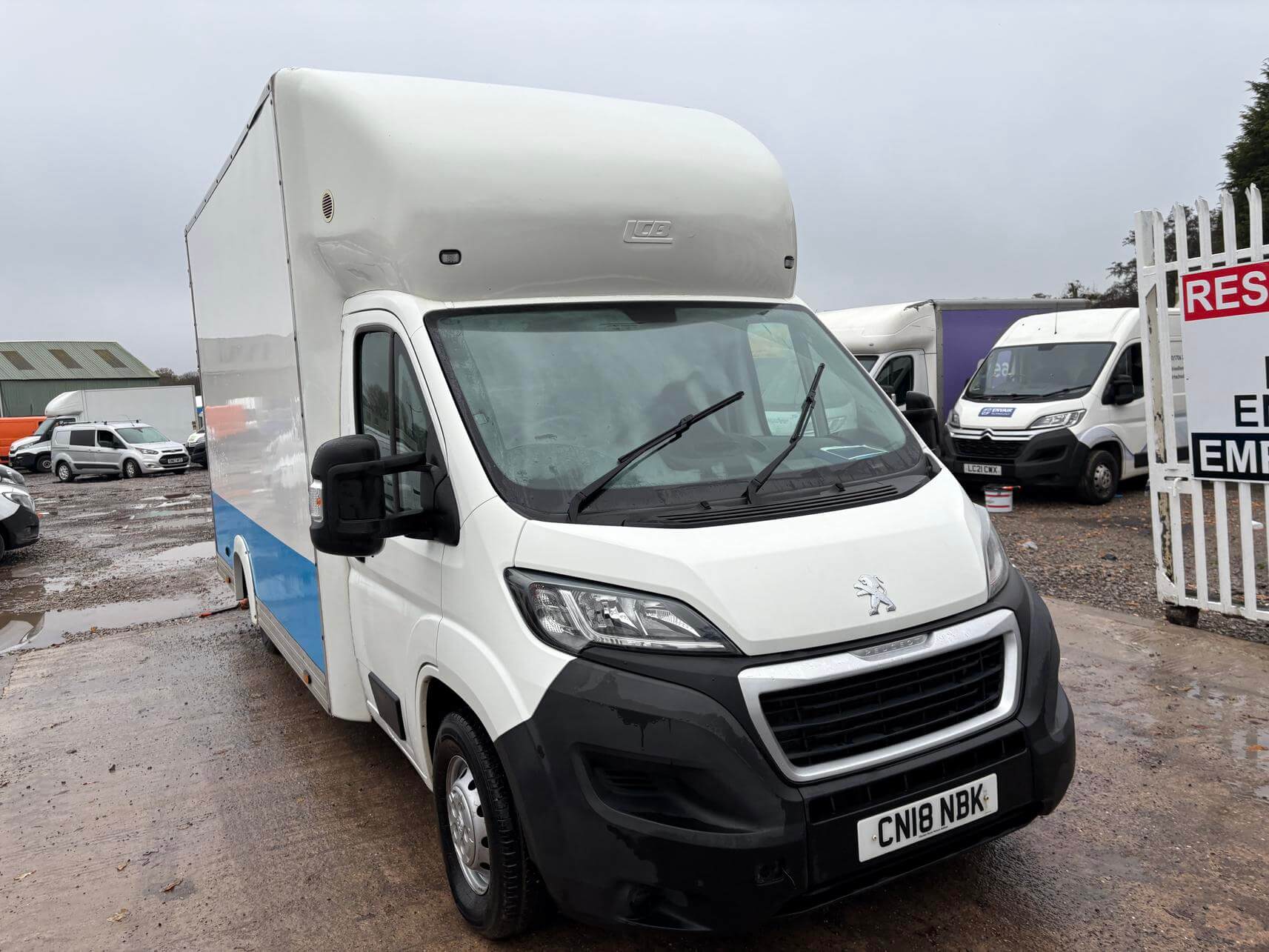 2018 Peugeot Boxer Relay low loader mobile office Motorhome camper 54k low miles