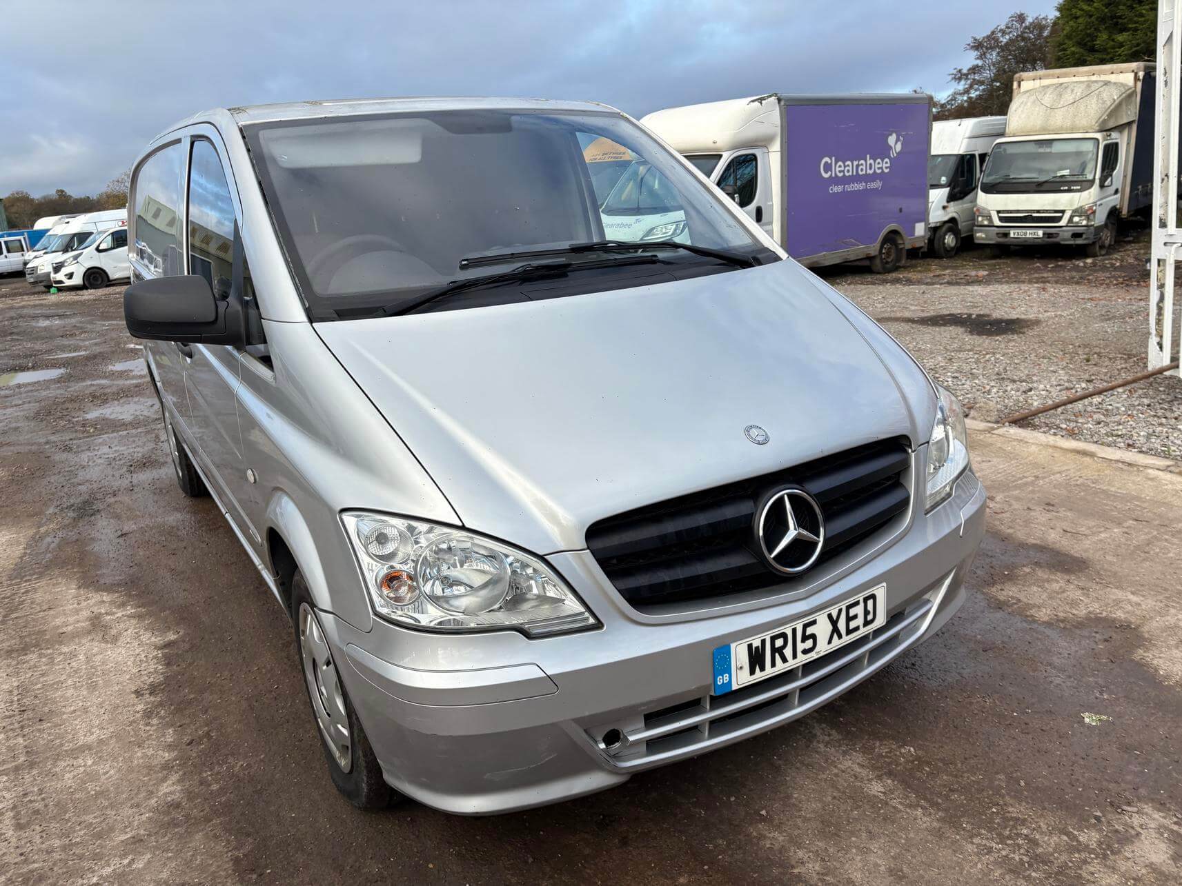 2015 Mercedes Vito 113 2.2Cdi silver 12 months mot 1 owner Vat Inclusive bargain