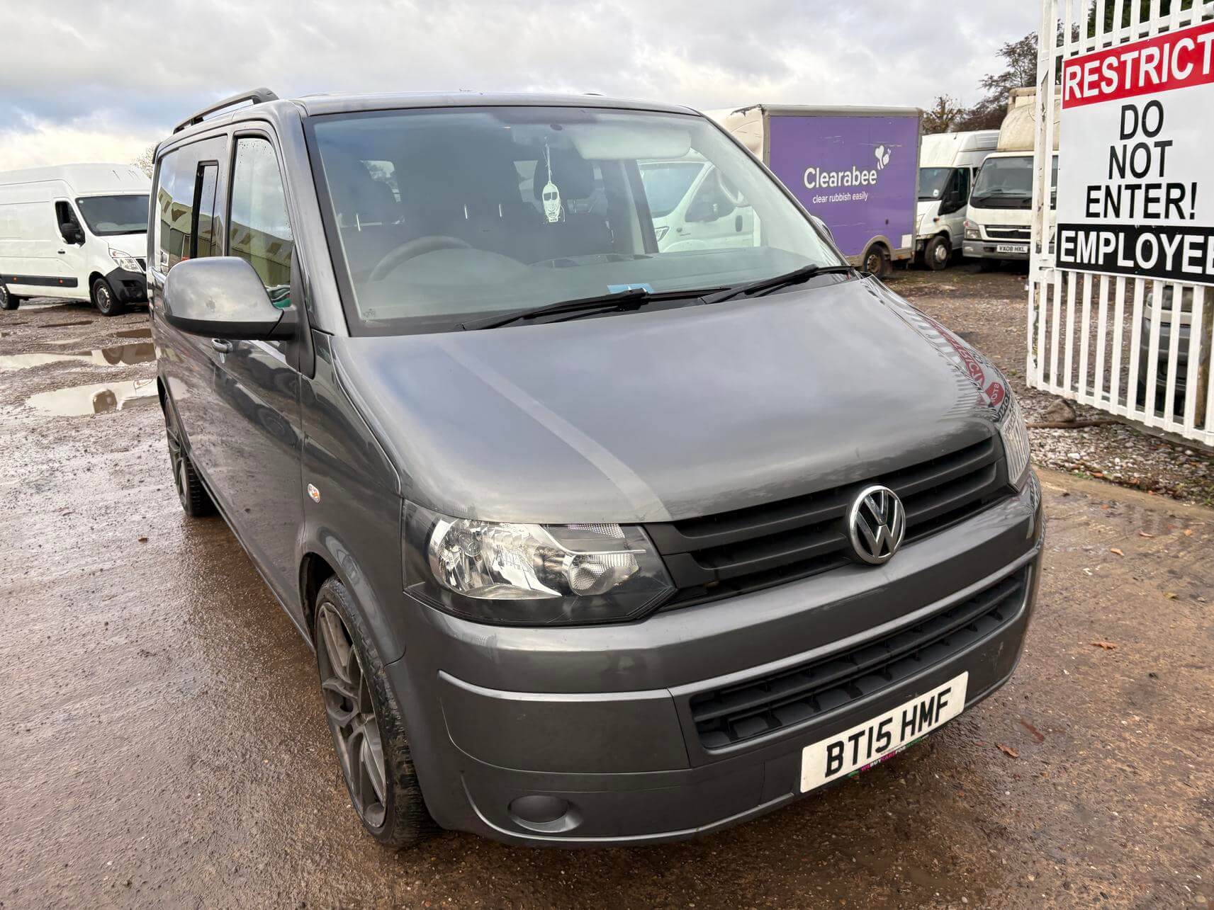 2015 Volkswagen Transporter Trendline 88k miles factory crew cab top spec No Vat