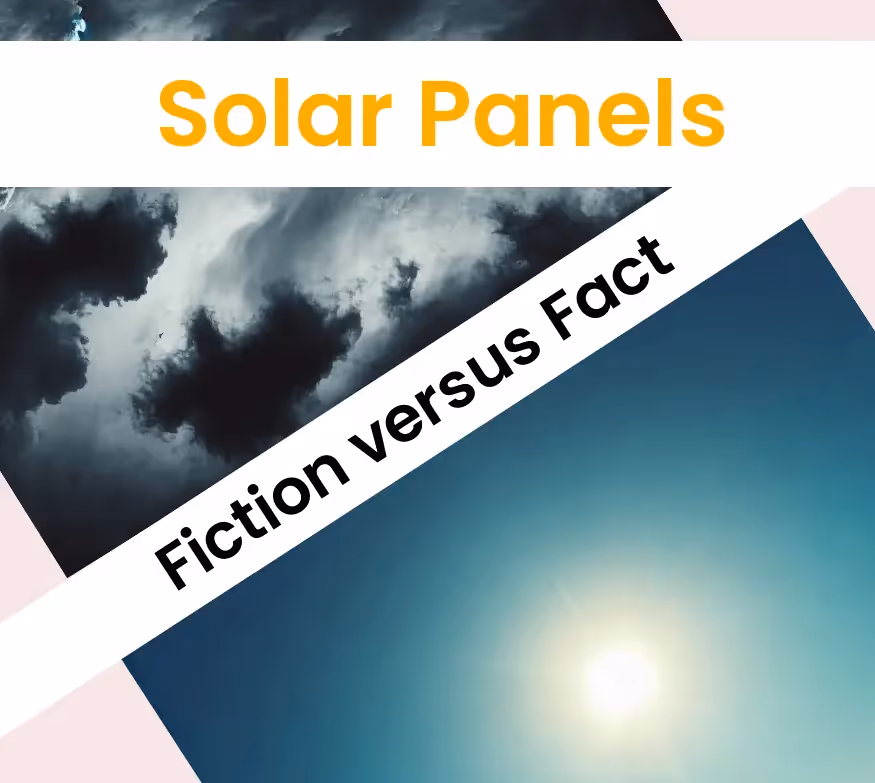 A picture of dark clouds, with a divider and the sun in a clear sky on the other side of the divider. 