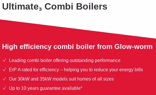 A marketing poster from Glowworm showing reasons to buy it in bullet points