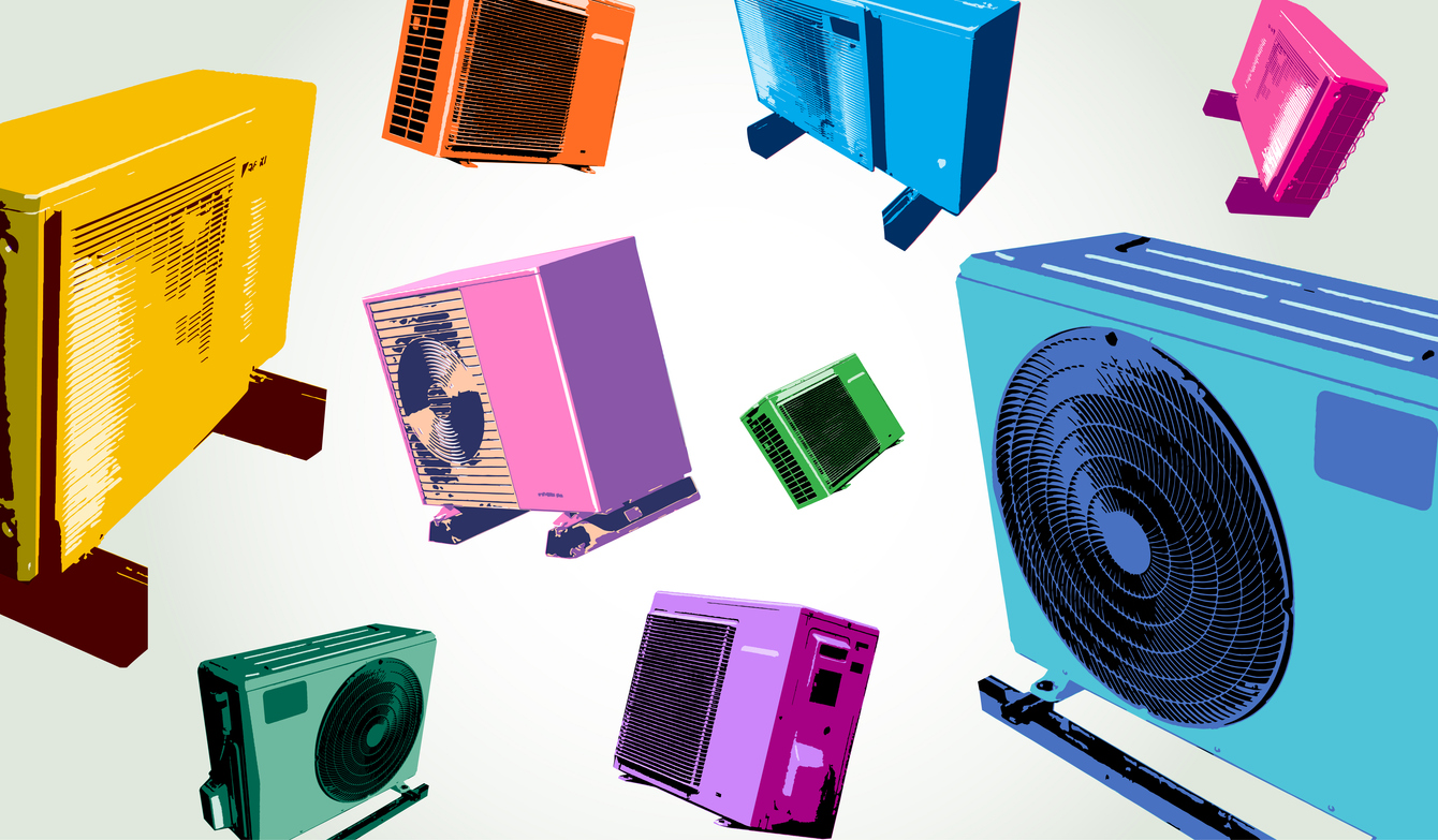 different types of heat pumps