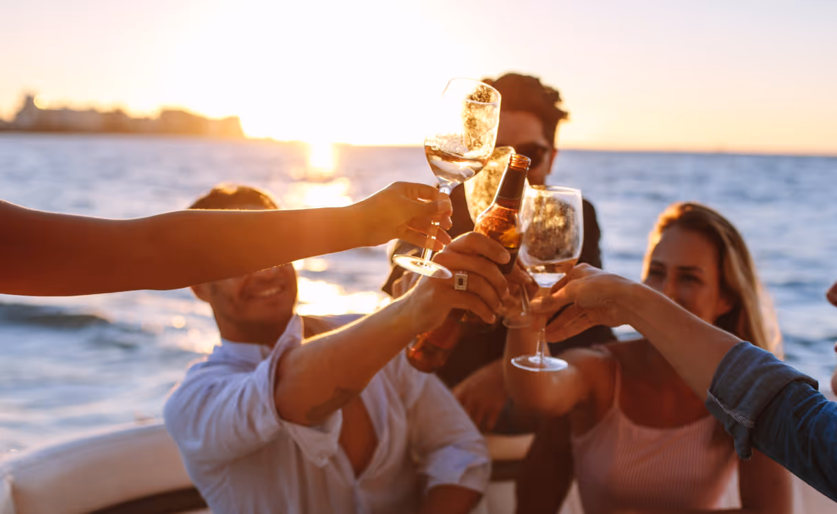 local nature environment private boat sunset sustainable private cruise Athens, Aegina, Moni, Hydra, Poros, Kea, all inclusive, skipper crew, powerboat