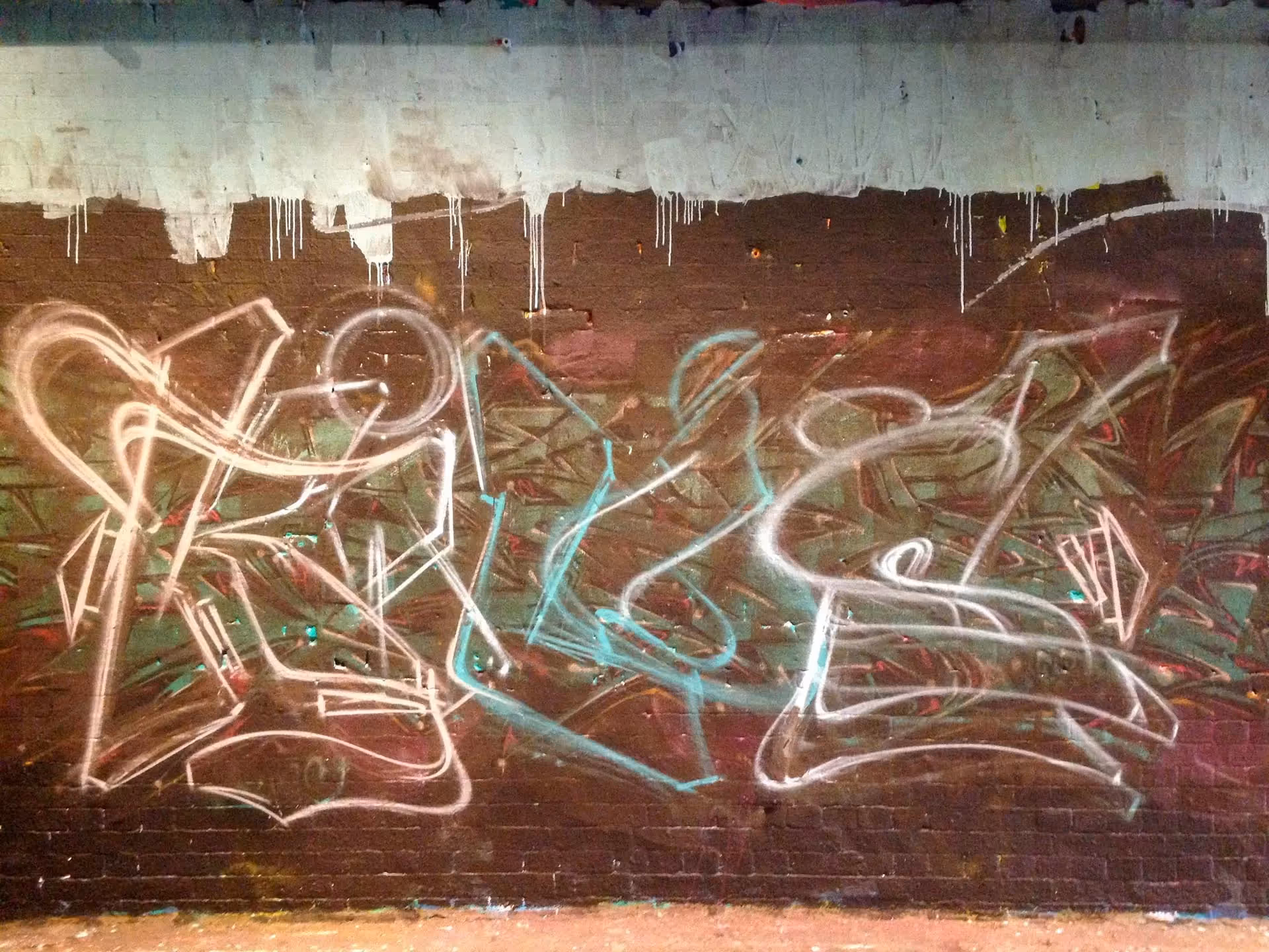 First lines sketch of a Kilos graffiti piece