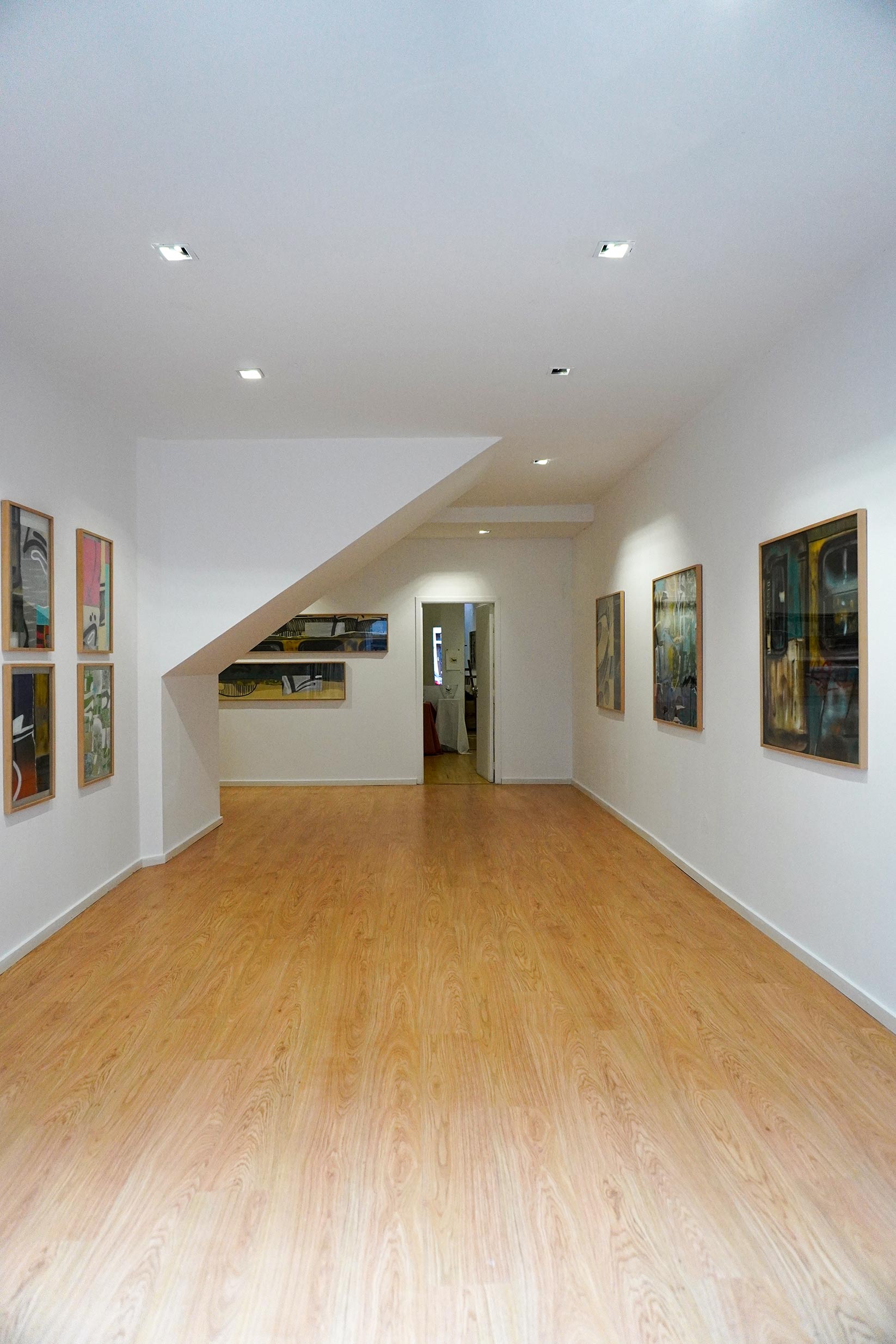 Kilos' artworks exhibiting an art gallery