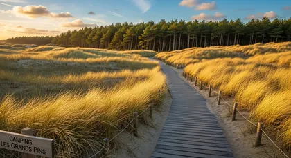 Bordeaux chauffeur to Camping Les Grands Pins — Campsites