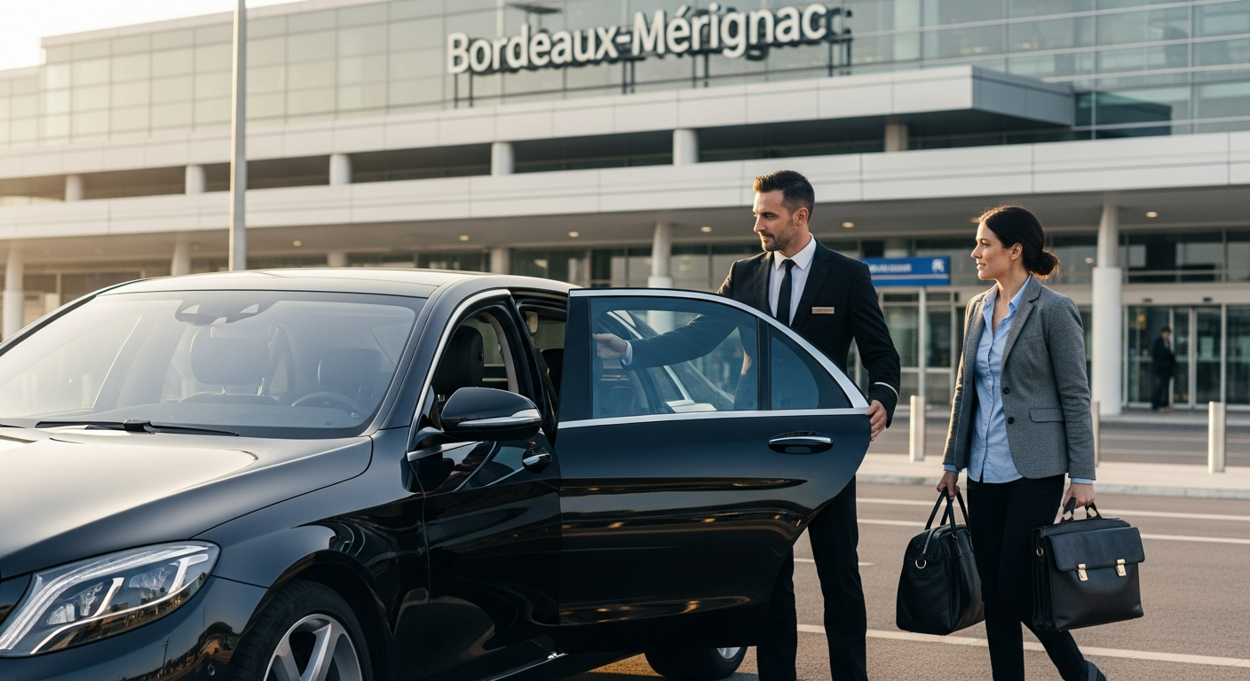 Chauffeur privé aéroport Bordeaux