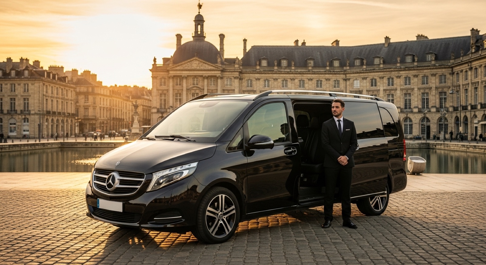 Minivan con chófer privado en Burdeos: la alternativa para familias y grupos