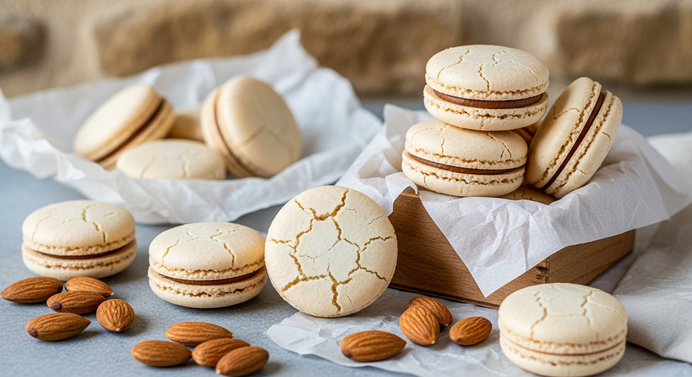Macarons traditionnels de Saint-Émilion aux amandes, recette des Ursulines depuis 1620 maison Bouriotte