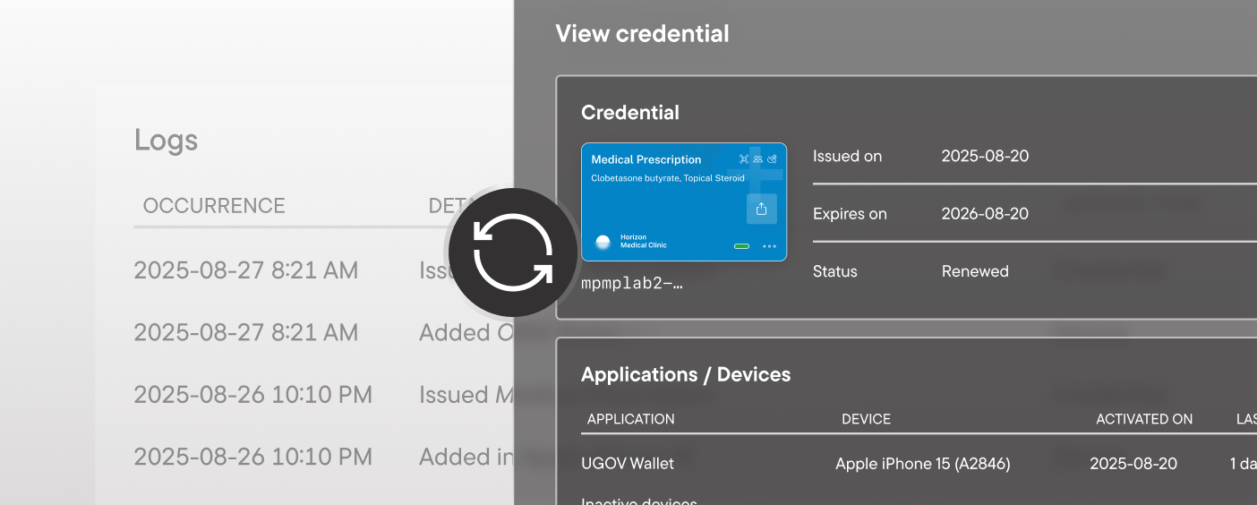 Assets showing verified professional identity in CRM and ERP systems