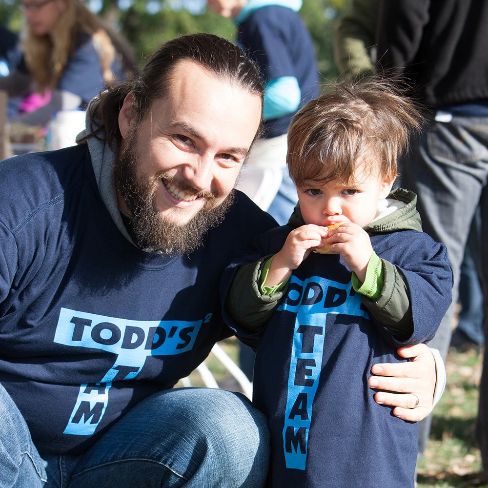 dad and son