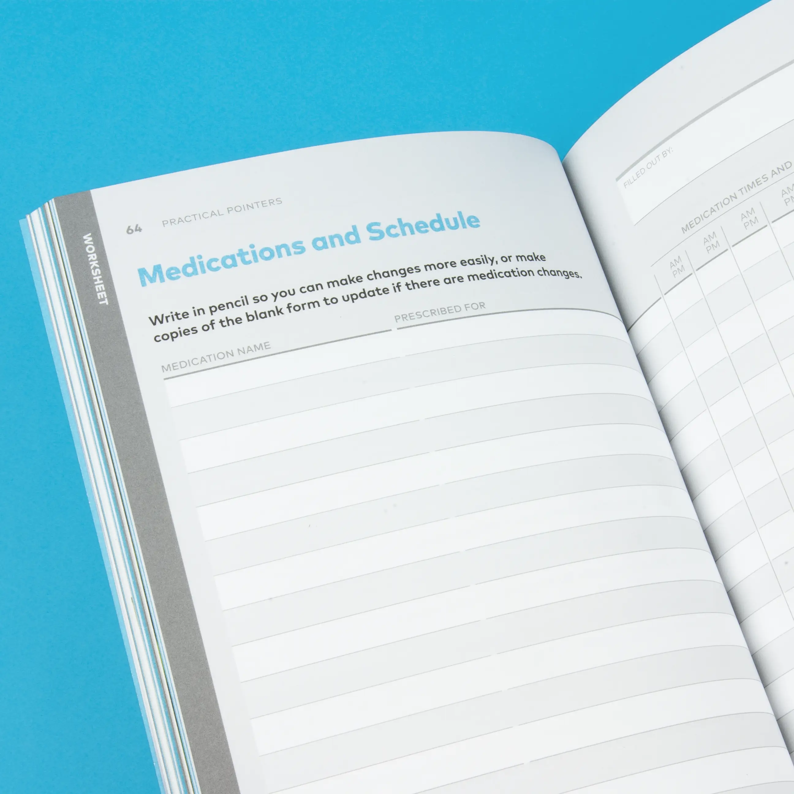 book worksheet