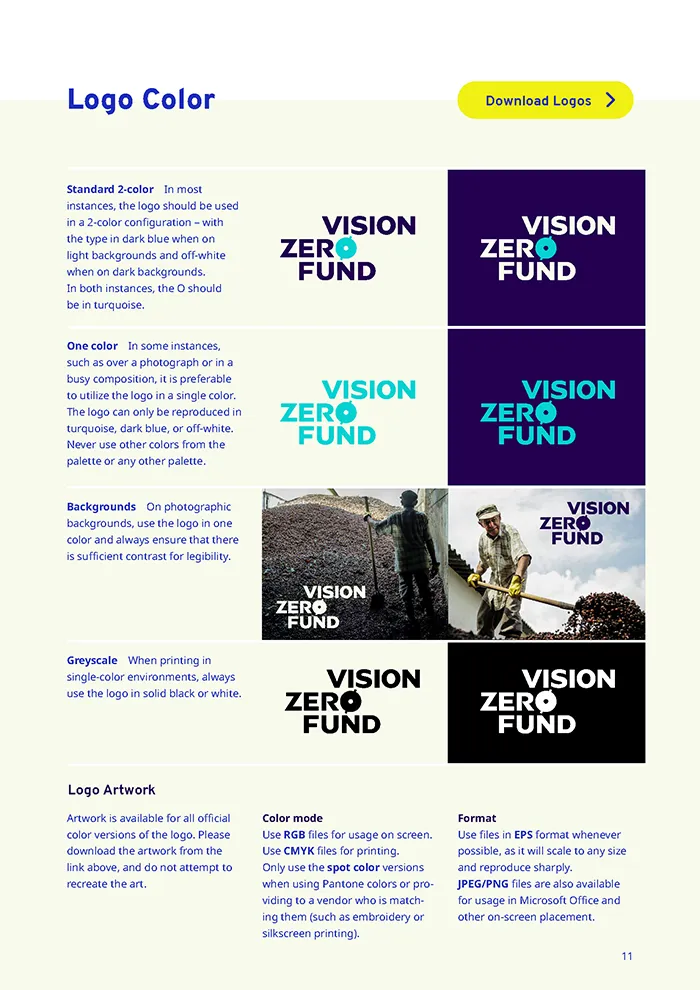 graphic guidelines page