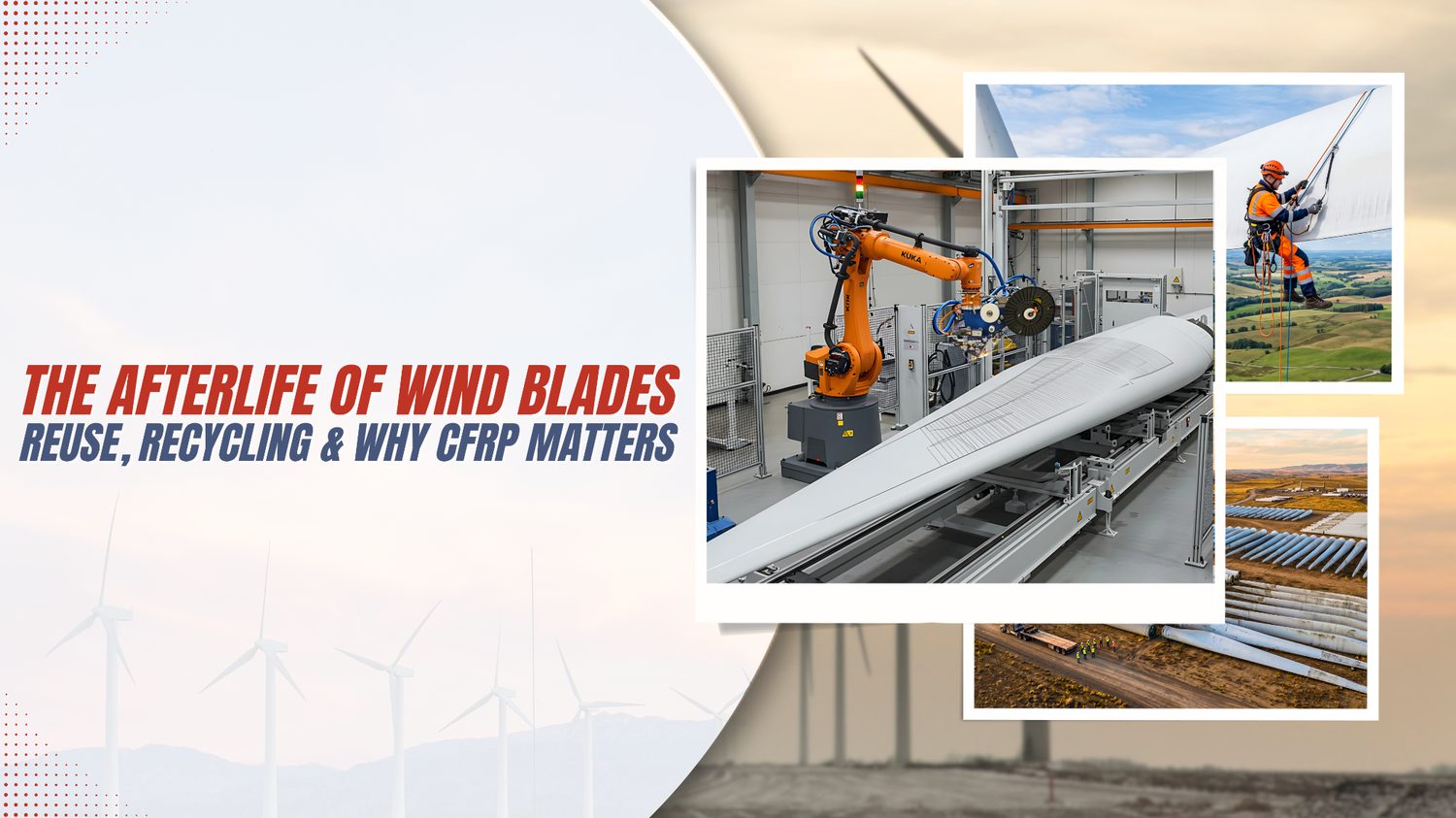 The afterlife of wind blades: reuse, recycling, and why carbon fibre matters — an Addcomposites summary of a 2025 Energies review.