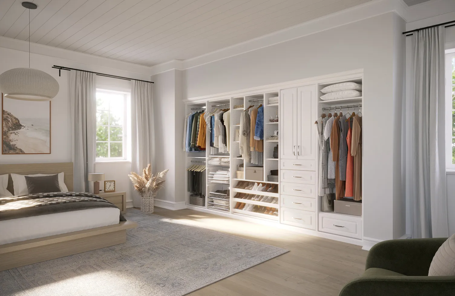 Closet World Craft Reach in Closet in White Finish