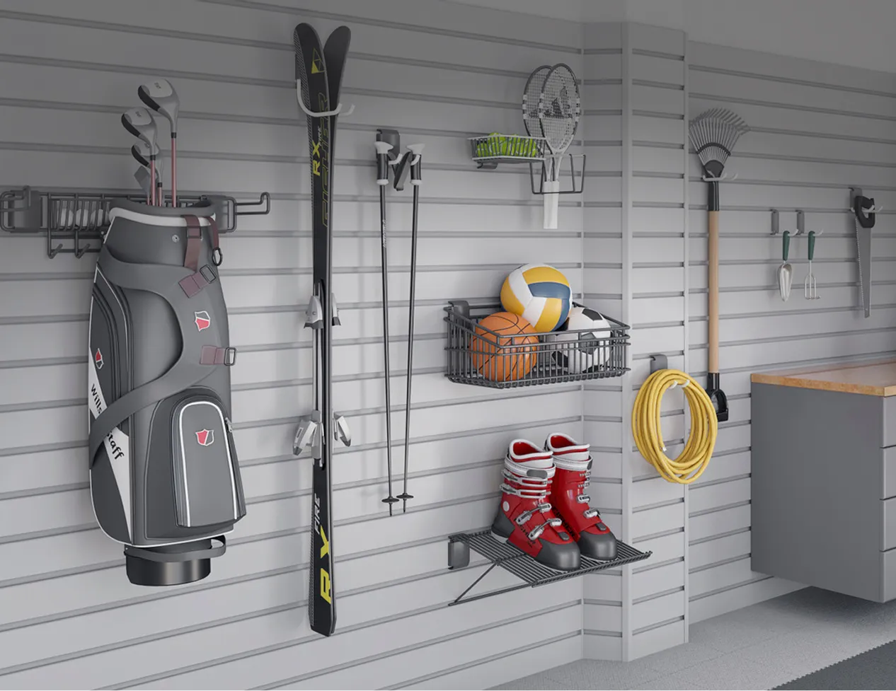 Garage wall accessories