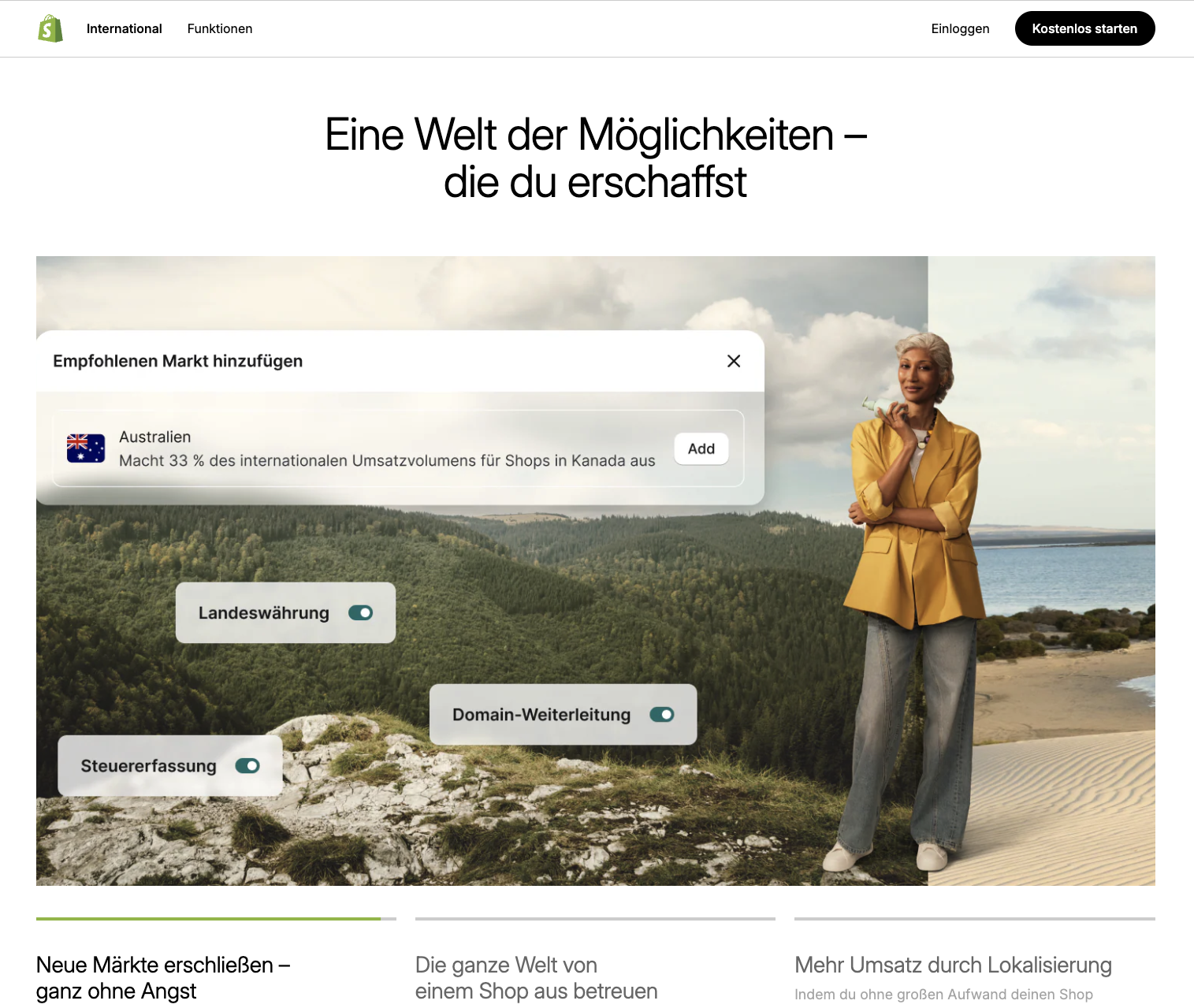 Shopify Internationalisierung