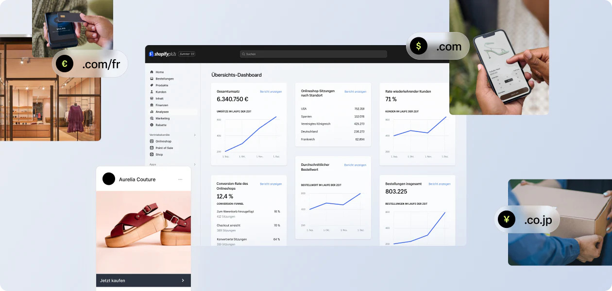 Shopify Plus Dashboard