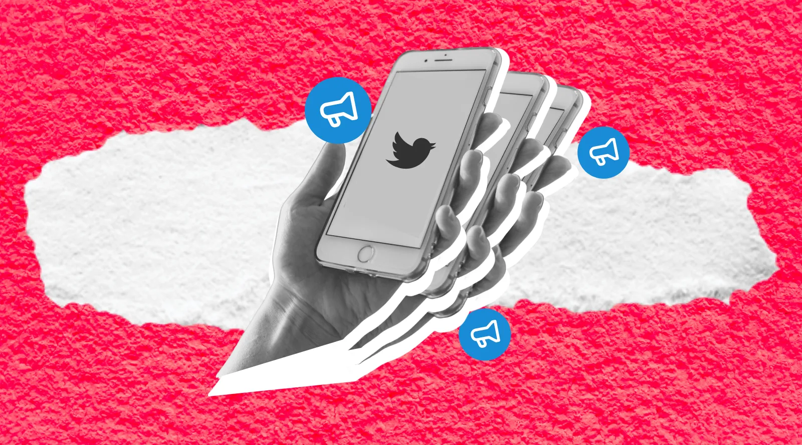 a hand holding a cell phone receiving multiple notifications