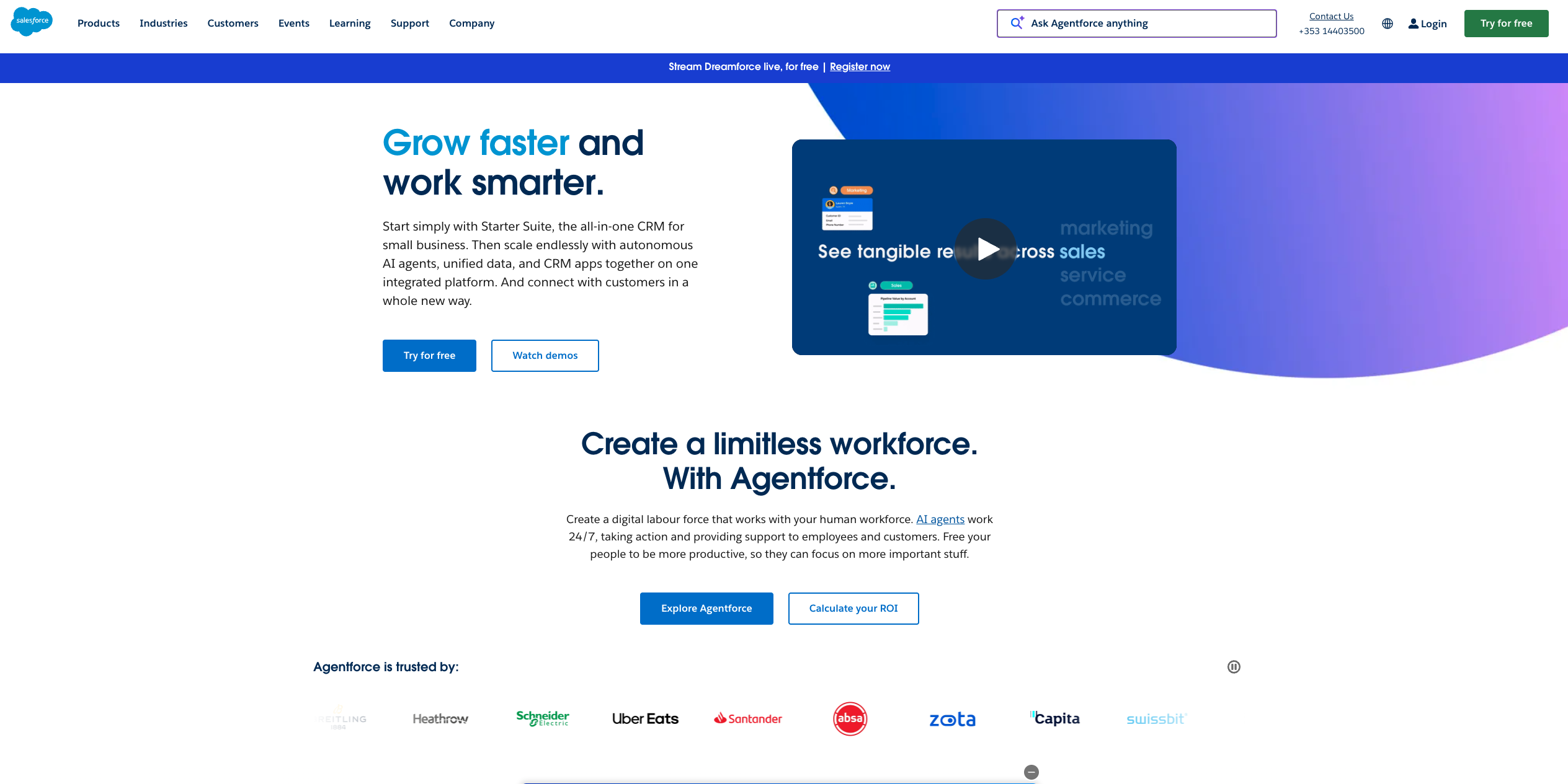 Salesforce Homepage