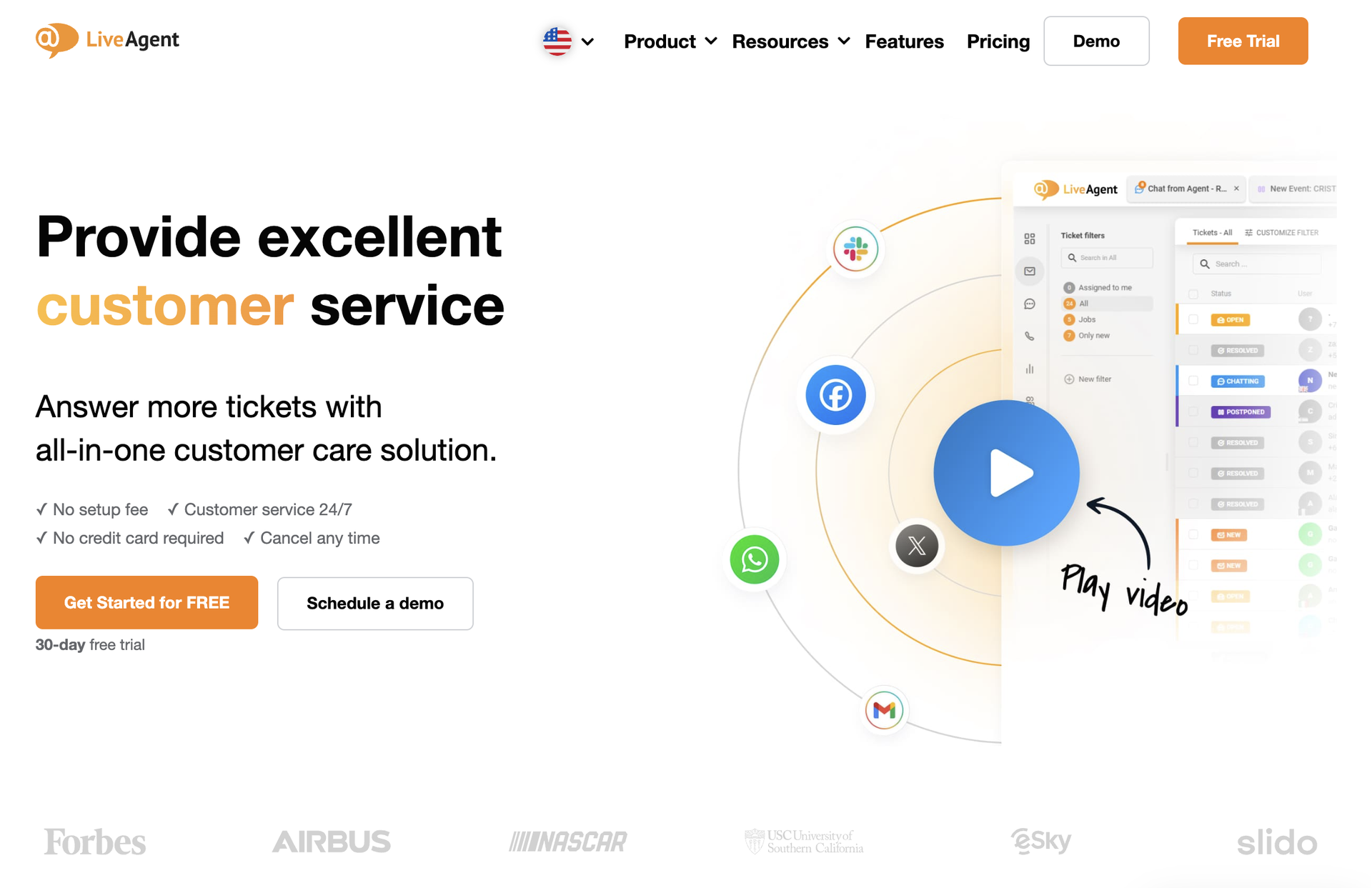 Liveagent Homepage