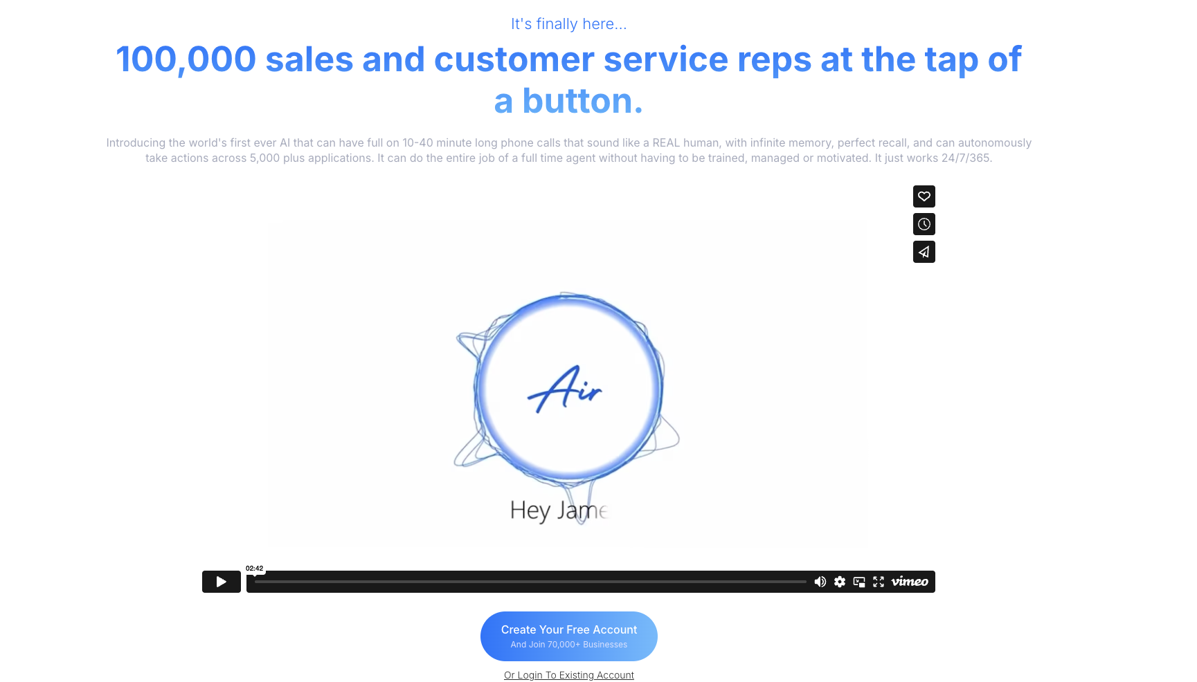 air ai homepage