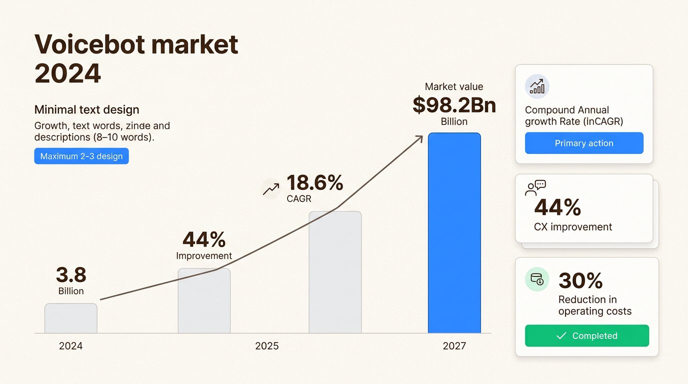 Voicebot market growth and key business benefits