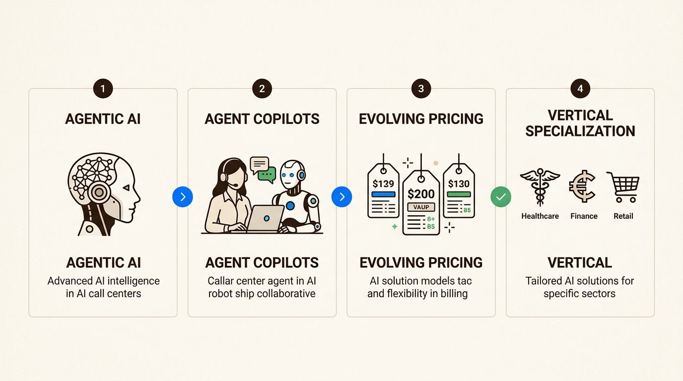 Four major trends reshaping AI call center software in 2026
