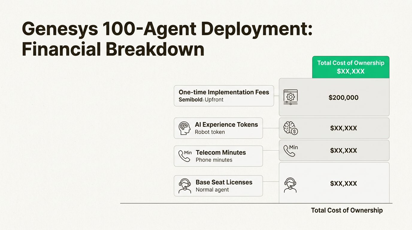 Calculating the total cost of ownership ensures you account for variable expenses like telecom and AI tokens alongside base licensing.