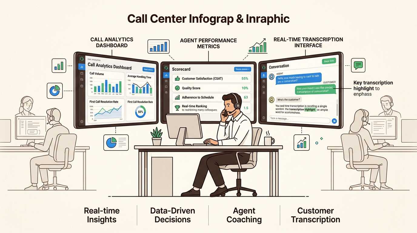 Call monitoring software provides real-time visibility into customer conversations