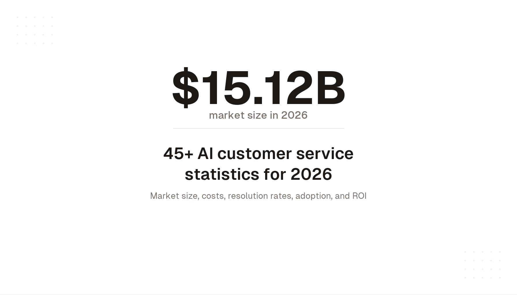 ai-customer-service-statistics-2026