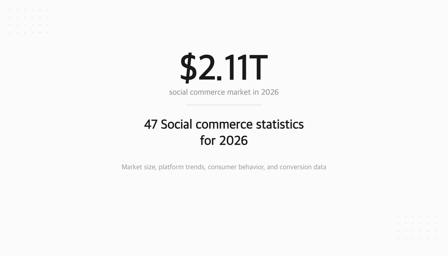 47 Social commerce statistics you need to know in 2026