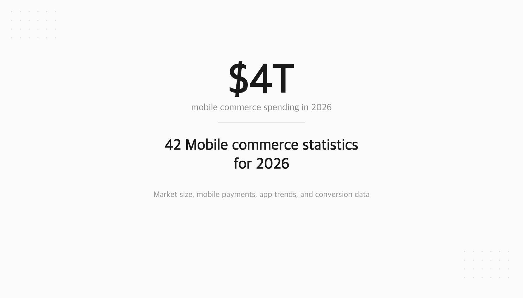 42 Mobile commerce statistics you need to know in 2026