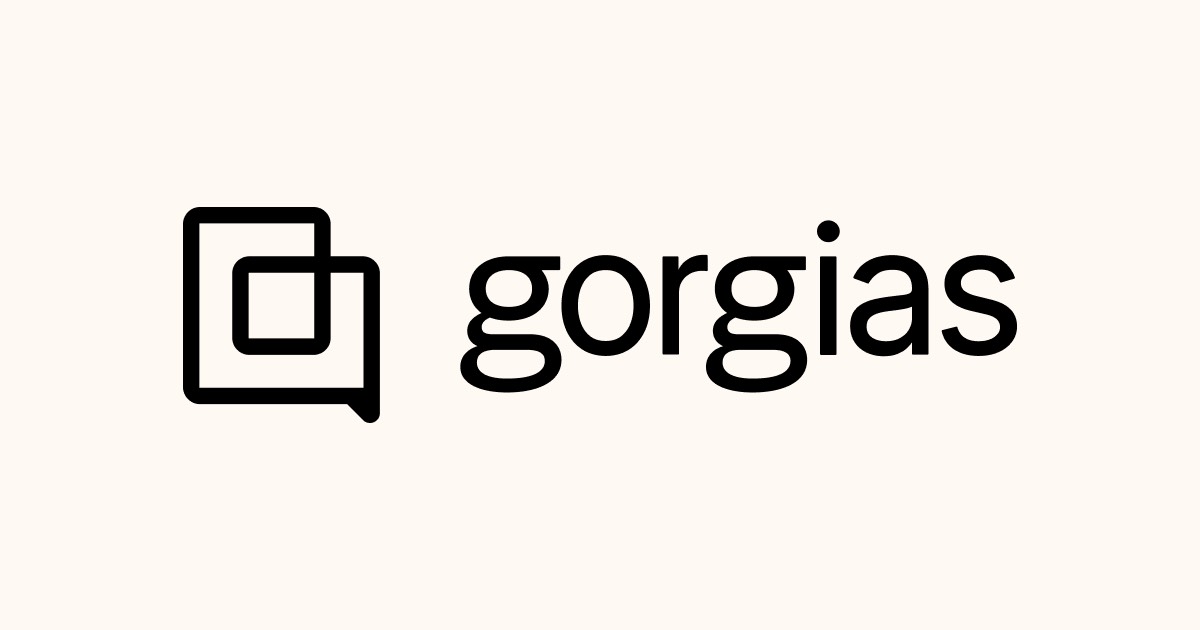 Gorgias homepage showing their ecommerce helpdesk platform for Shopify stores