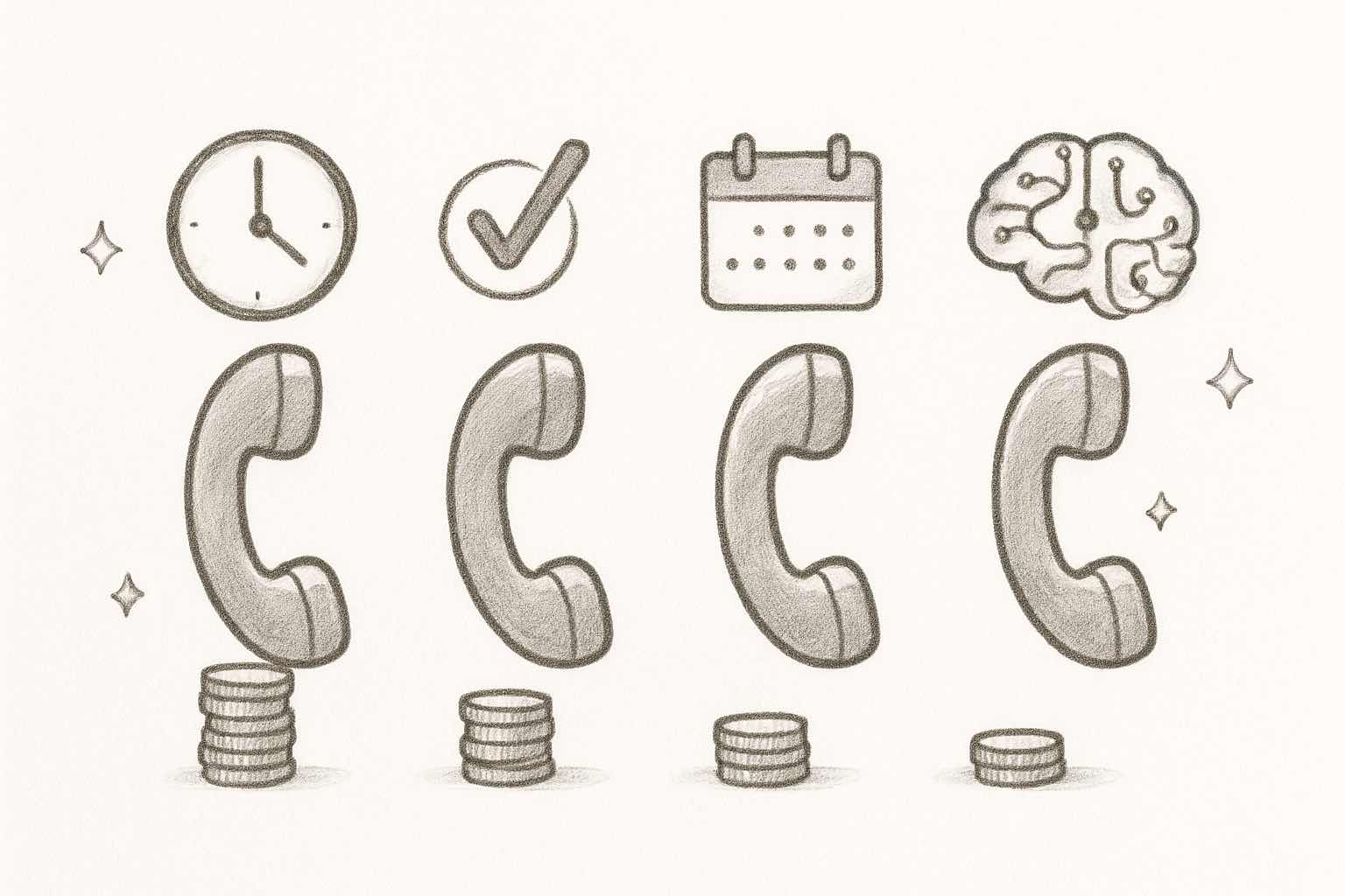 Answering service pricing models compared: per-minute, per-call, flat-rate, and AI