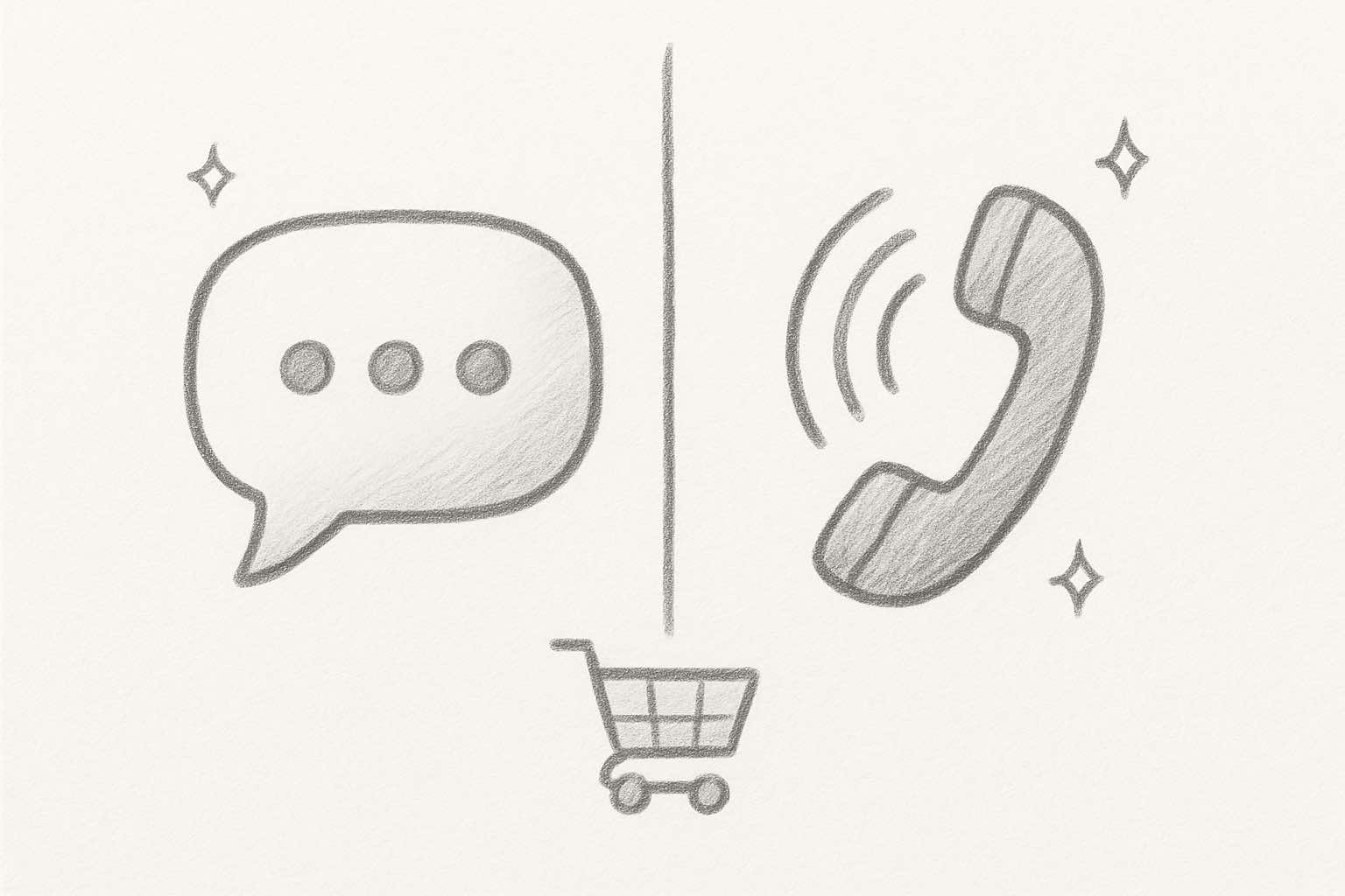 Live chat software compared to phone support for ecommerce stores