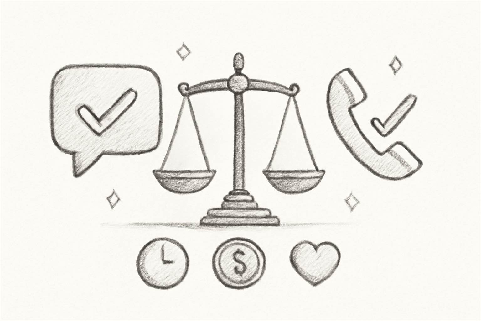 Shopify chatbot versus phone support comparison showing both channels