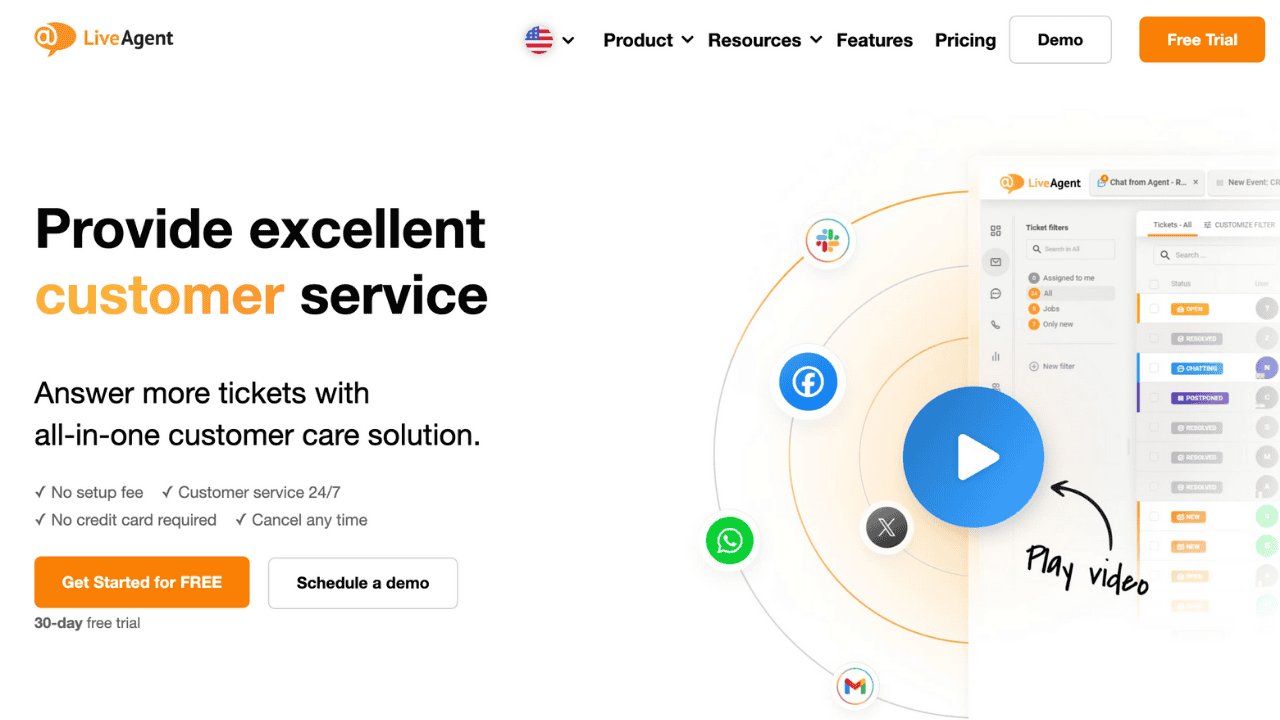 LiveAgent Homepage