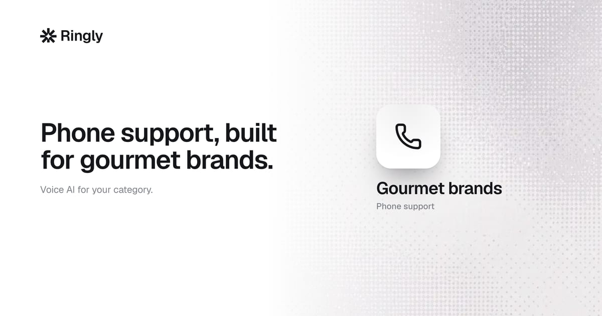 Gourmet food brand phone support: cost + the fix