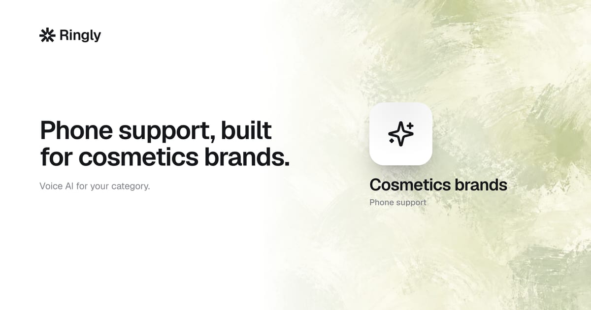 AI customer service agent for cosmetics brands (2026)