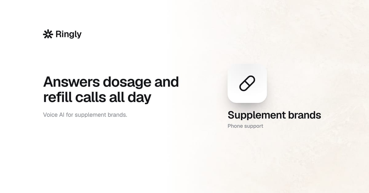 ai-customer-service-agent-for-supplement-store