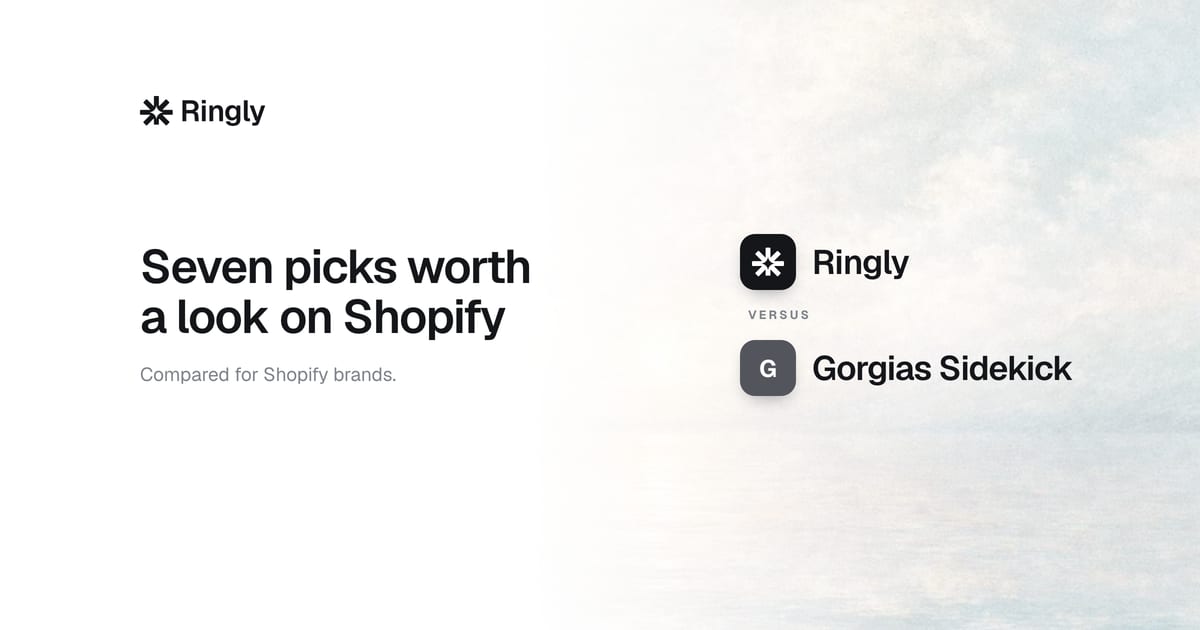 Gorgias Sidekick alternatives: 7 picks for Shopify (2026)